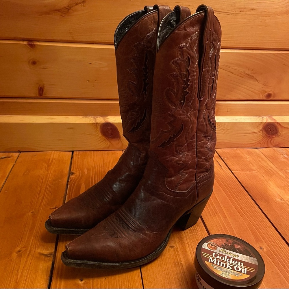 Dan Post Cowboy Boots w/oil